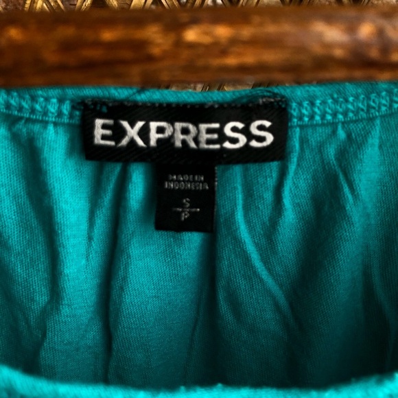 Vibrant Blue Off-Shoulder Top - Picture 2 of 4